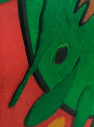 Corneille - Aquagravure op geschept papier, Zonder titel - Ingelijst (Groot) kopen? Bied vanaf 350!