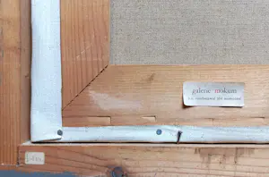 Hans Boxem - Vervallen huis met wasgoed, olieverf op doek (netjes ingelijst, redelijk groot) kopen? Bied vanaf 350!