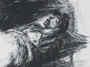 Kurt Lob - Mort - Litho kopen? Bied vanaf 40!