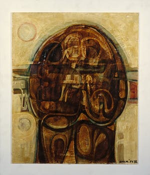 Jack Harden - Gemengde techniek op board, Onsterfelijke ontdekking - Ingelijst kopen? Bied vanaf 1!