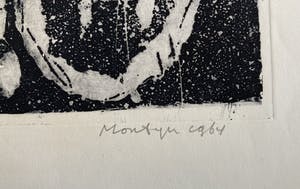 Jan Montyn - “Twee tekens” eigendruk kopen? Bied vanaf 85!