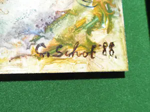 Carla Schot - Olieverfschilderij - DUISTERE FIGUREN kopen? Bied vanaf 85!