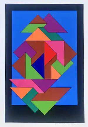 Guy Vandenbranden - Gesigneerde zeefdruk, 1977 vendu pour 245€ !
