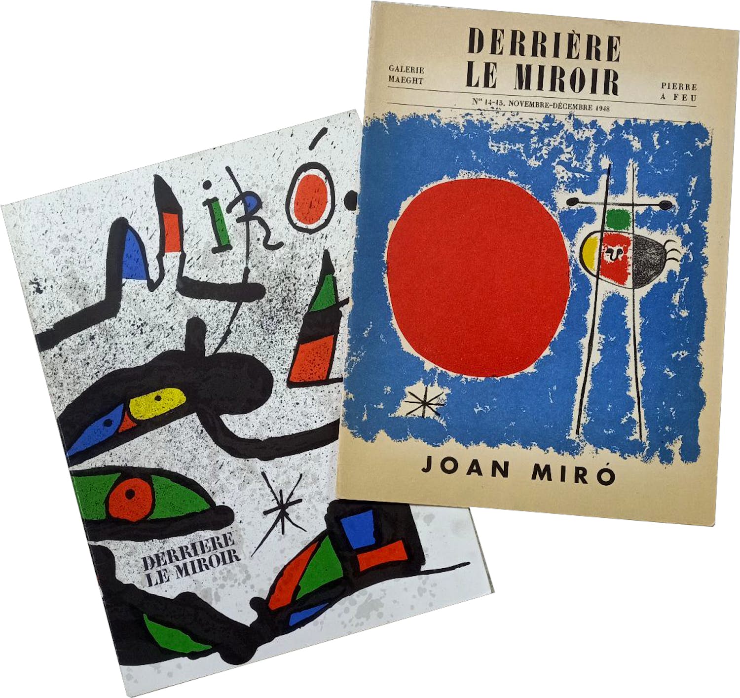 Joan Miro - 2x Derrière le Miroir a Publié, 1948 no.14-15 & 1978 no.231 (incompleet) kopen? Bied vanaf 80!