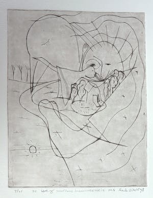 Henk Visch - Ets, De weg 'Voortgang in doorzichtheid nr. 4' kopen? Bied vanaf 35!