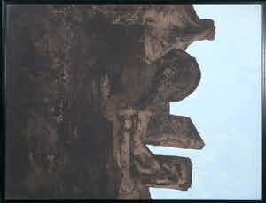 Henri Plaat - Gouache, Zonder titel - Ingelijst verkocht voor € 50!