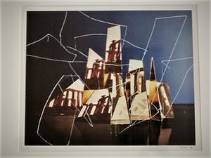 Jean Ruiter - Kleine Oplage (1/5) "Dorische bouworde"- gesigneerd - professioneel ingelijst kopen? Bied vanaf 20!