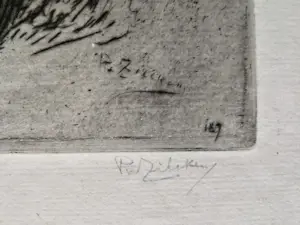 Philip Zilcken - Gesigneerde ets kopen? Bied vanaf 10!