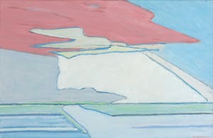 Paul Overhaus - Olieverf op doek, Roze wolk - Ingelijst kopen? Bied vanaf 1!