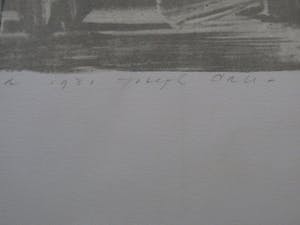 Joseph Cals - litho: Hommage aan Graham Sutherland - 1981 kopen? Bied vanaf 45!