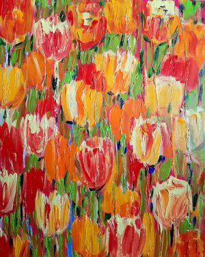 Elva Polyakova - Tulpen in kleur kopen? Bied vanaf 250!