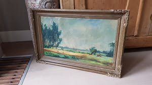 Piet van Wijngaerdt - Landschap van Brabant, olie op doek, gesigneerd en verso kopen? Bied vanaf 199!