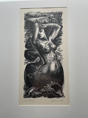 Gerard Gaudaen - Naakte Zeemeermin Gesigneerd kopen? Bied vanaf 65!