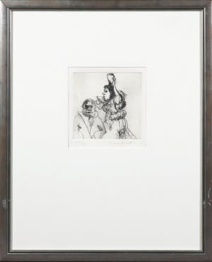 Constant - Ets en aquatint, Flamenco danseres - Ingelijst kopen? Bied vanaf 1!