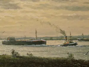 Herman Wijngaard - Gezicht op de IJssel kopen? Bied vanaf 150!