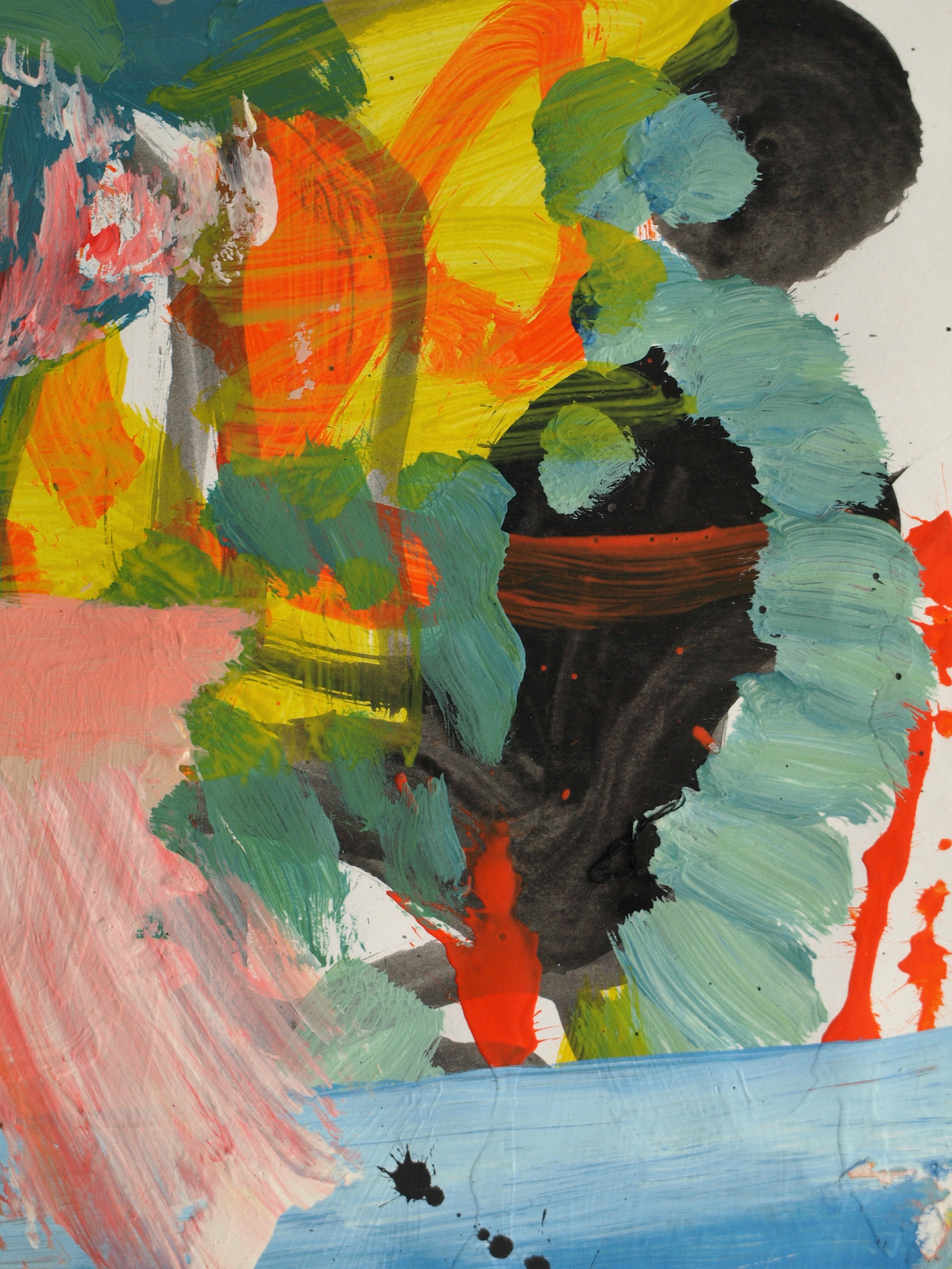 Peter Klashorst - Acrylverf op papier – Abstract 16 - 2016 kopen? Bied vanaf 35!