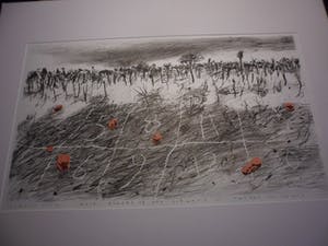 Marijke van der Meij - Litho, Titel, "Holy places of our scenery". kopen? Bied vanaf 30!