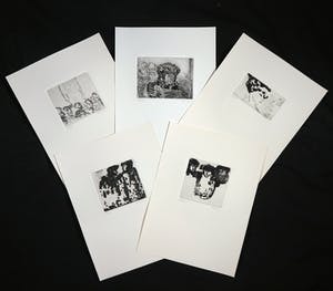 Luis Filcer - Lot van vijf etsen kopen? Bied vanaf 1!