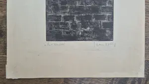 Jeanne Bieruma Oosting - Het venster - vroege handgesigneerde ets kopen? Bied vanaf 245!