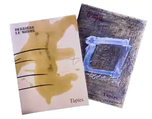 Antoni Tapies - 2x Derrière le Miroir a Publié met Litho, 1979, no.234 & 1982, no.253 vendu pour 35€ !