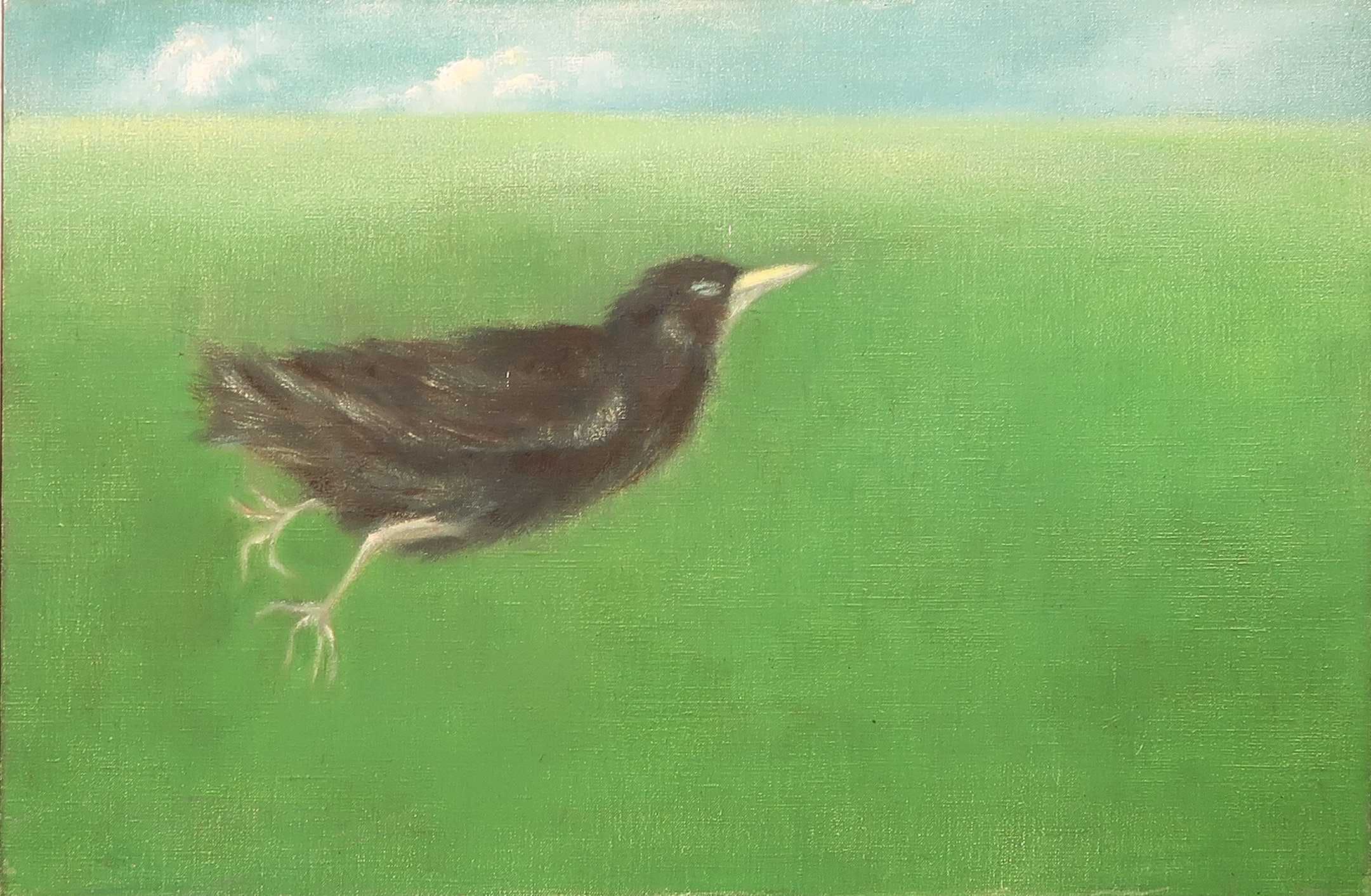 Mariette van Kemenade - Olieverf op doek, Vogel - Ingelijst kopen? Bied vanaf 20!