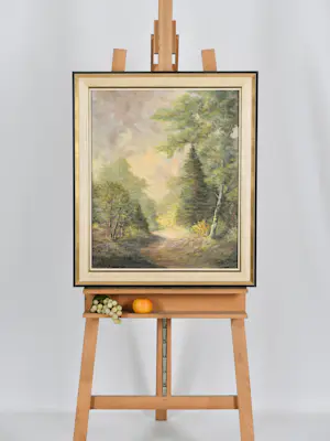 Kees van Ameijden - Boslandschap kopen? Bied vanaf 40!