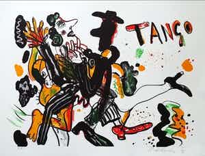 Anton Martineau - TANGO - Litho op papier verkocht voor € 65!