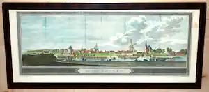 Caspar Jacobsz. Philips - - Tholen - - Zeeland - handgekleurde kopergravure uit 1752 - verkauft für € 50!