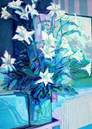 Ido Vunderink - Acryl op doek, groot werk! verkocht voor € 595!