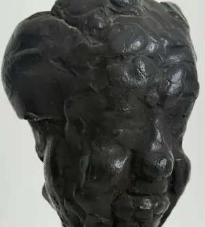 Pieter d' Hont - Bronzen sculptuur | 'Michel Simon' | 1967 kopen? Bied vanaf 750!