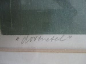Niet of onleesbaar gesigneerd - Houtsnede "Dovenetel" kopen? Bied vanaf 35!