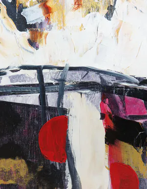 Willem van Scheijndel - Acryl op doek, Zonder titel - Ingelijst (Zeer groot) kopen? Bied vanaf 1000!