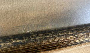 Niet of onleesbaar gesigneerd - Pasteltekening, Landschap met bomen, rots en water - Ingelijst kopen? Bied vanaf 1!