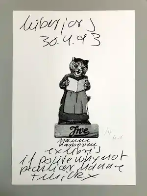 Hanne Darboven - If polite, why not peculiar verkauft für € 350!
