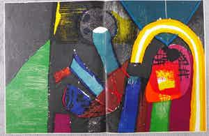 Guillaume Le Roy - Guillaume le Roy, Cassette met 7 houtsneden uit 1970. verkocht voor € 10!