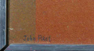 John Piket - Acryl op paneel, Raakpunten - Ingelijst (Groot) kopen? Bied vanaf 1!