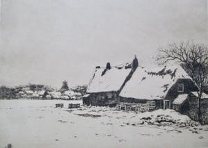 Herman Heuff - Ets boerderij in de sneeuw kopen? Bied vanaf 40!