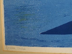 Gustave Singier - Litho, “Hemel en Zee” – Kunst-Schoolplaat uit 1954 – V.AE.V.O. - 45 x 65 cm kopen? Bied vanaf 1!