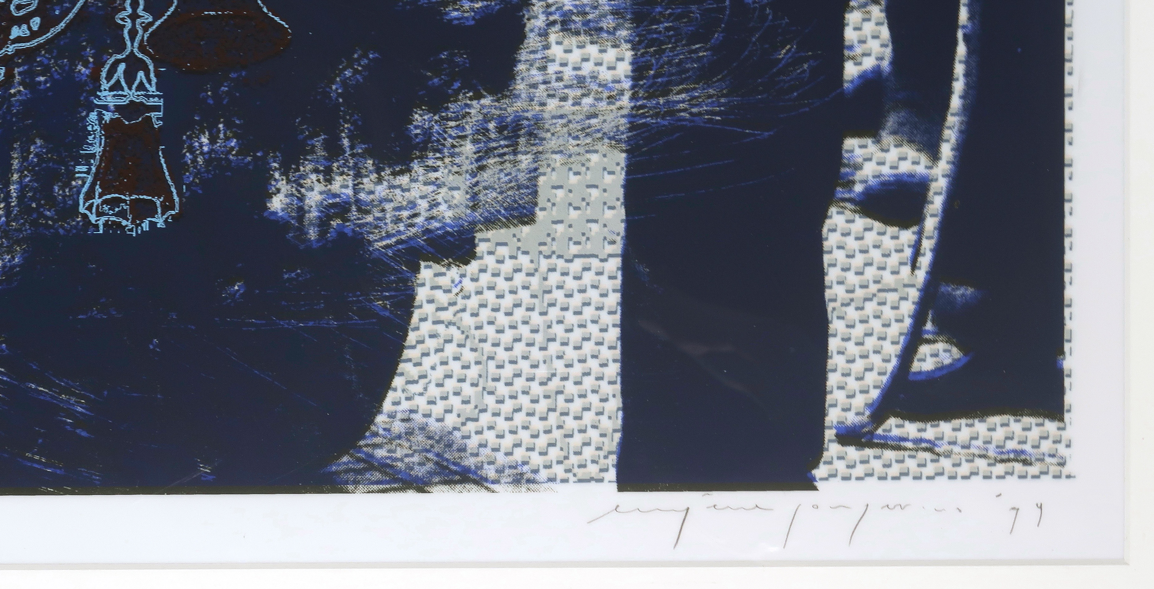 Eugene Jongerius - Zeefdruk, Trace contour - Ingelijst (Groot) kopen? Bied vanaf 50!