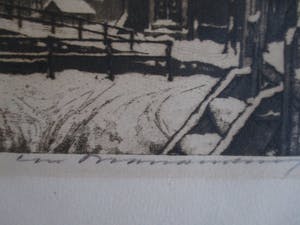 Cornelis Brandenburg - Ets Westerkerk Amsterdam kopen? Bied vanaf 50!