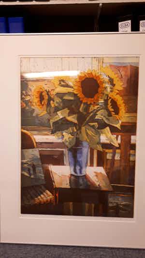 Marcel Schellekens - zonnebloemen verkocht voor € 150!