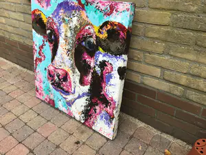 Niet of onleesbaar gesigneerd - Koeienkop. kopen? Bied vanaf 1!