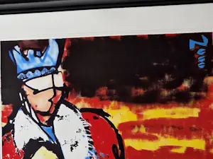 Buy Herman Brood - Kroning van de Koning Handgesigneerd Lage Oplage 41/50? Bid from 900!