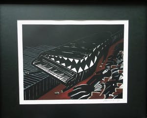 Jeroen Henneman - zeefdruk piano,piano AH kopen? Bied vanaf 75!