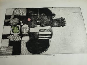 Niet of onleesbaar gesigneerd - Ets , “Magisch Ei” – gesigneerd – nr 32 van 50 ex. kopen? Bied vanaf 10!