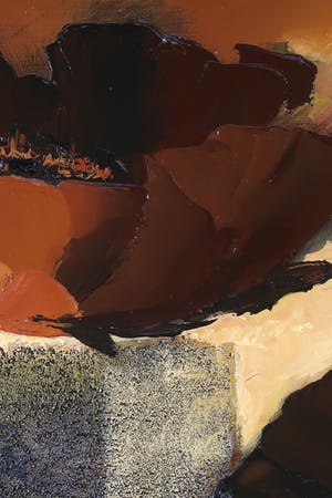 Elena Filatov - Acryl op doek, Mohn Braun (Groot) kopen? Bied vanaf 60!