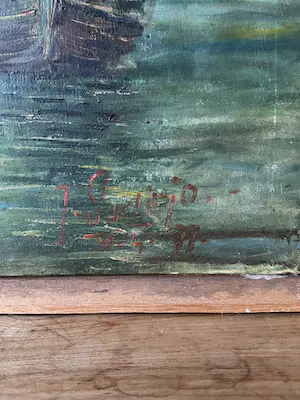 Niet of onleesbaar gesigneerd - Vissersboten kopen? Bied vanaf 1!