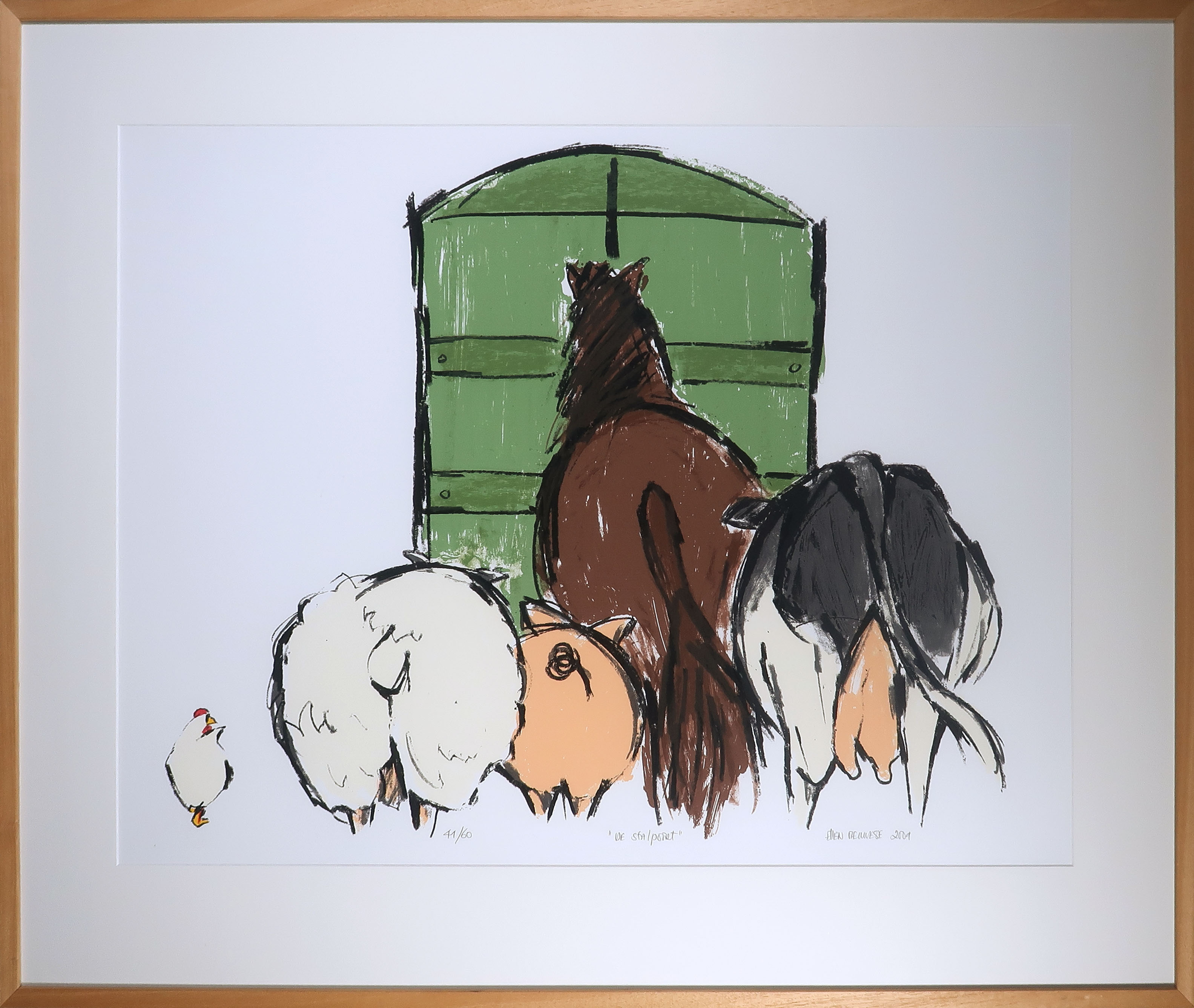 Ellen Meuwese - Giclée, De Stalpoort - Ingelijst (Groot) verkocht voor € 50!