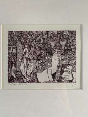 Ab Steenvoorden - Ex Libris voor Bert Kiewiet (Marten Randa) kopen? Bied vanaf 100!