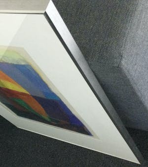 Angele Donjacour - z.t. | abstract geometrisch schilderij - ingelijst kopen? Bied vanaf 125!